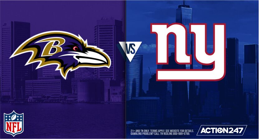 Baltimore Ravens vs New York Giants match